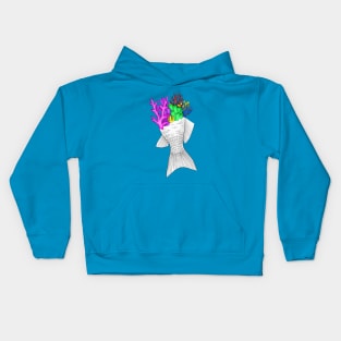 Surrealism Coral Fish Kids Hoodie